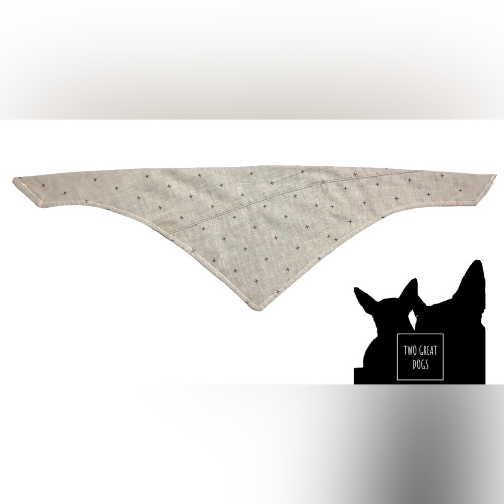HANDMADE DOG BANDANA FROM NIKE SB DRESS SHIRT SMALL DOG SIZE